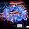 33ft Patriotic LED String Lights - 100 LED July 4th Decor on Clear Wire, Red White & Blue